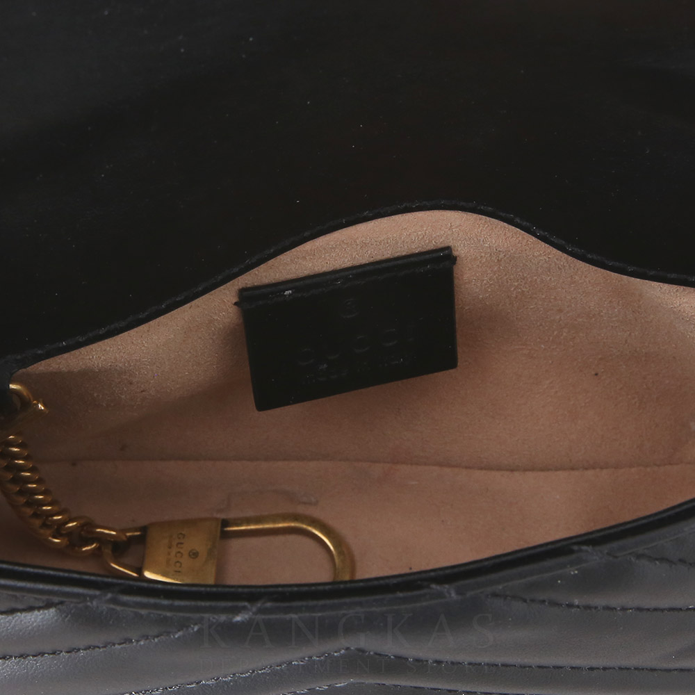 GUCCI(USED)구찌 476433 GG마몽 마틀라세 수퍼미니 체인백
