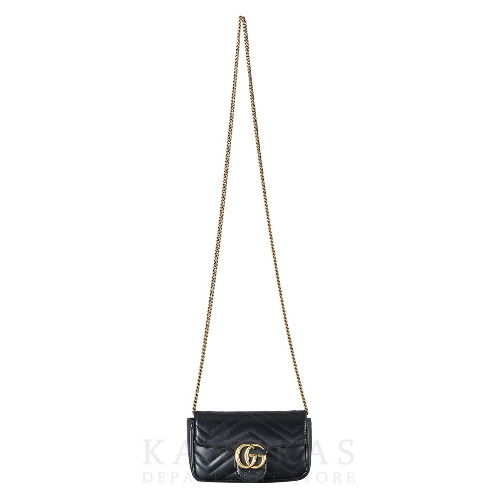 GUCCI(USED)구찌 476433 GG마몽 마틀라세 수퍼미니 체인백