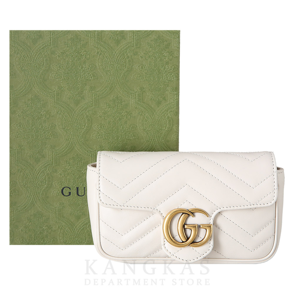 GUCCI(USED)구찌 476433 GG마몽 마틀라세 수퍼미니 체인백