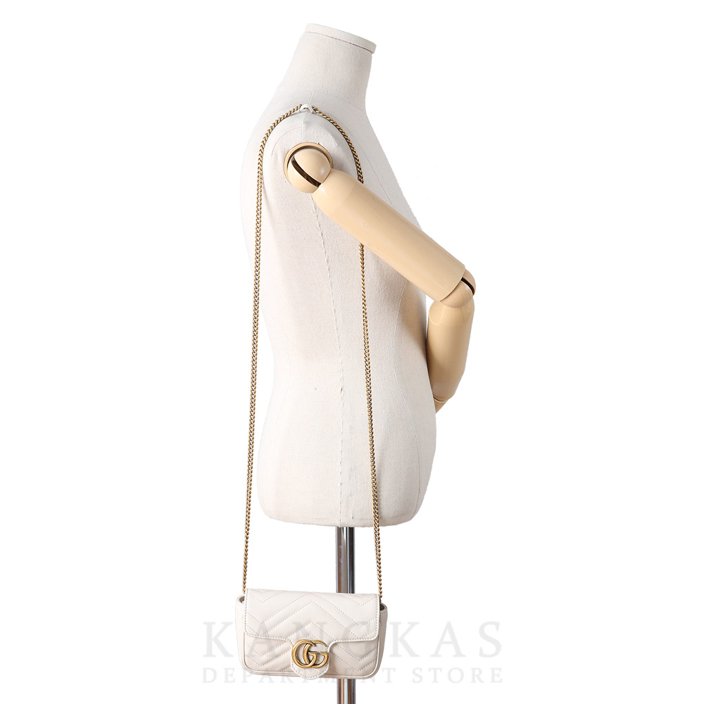 GUCCI(USED)구찌 476433 GG마몽 마틀라세 수퍼미니 체인백