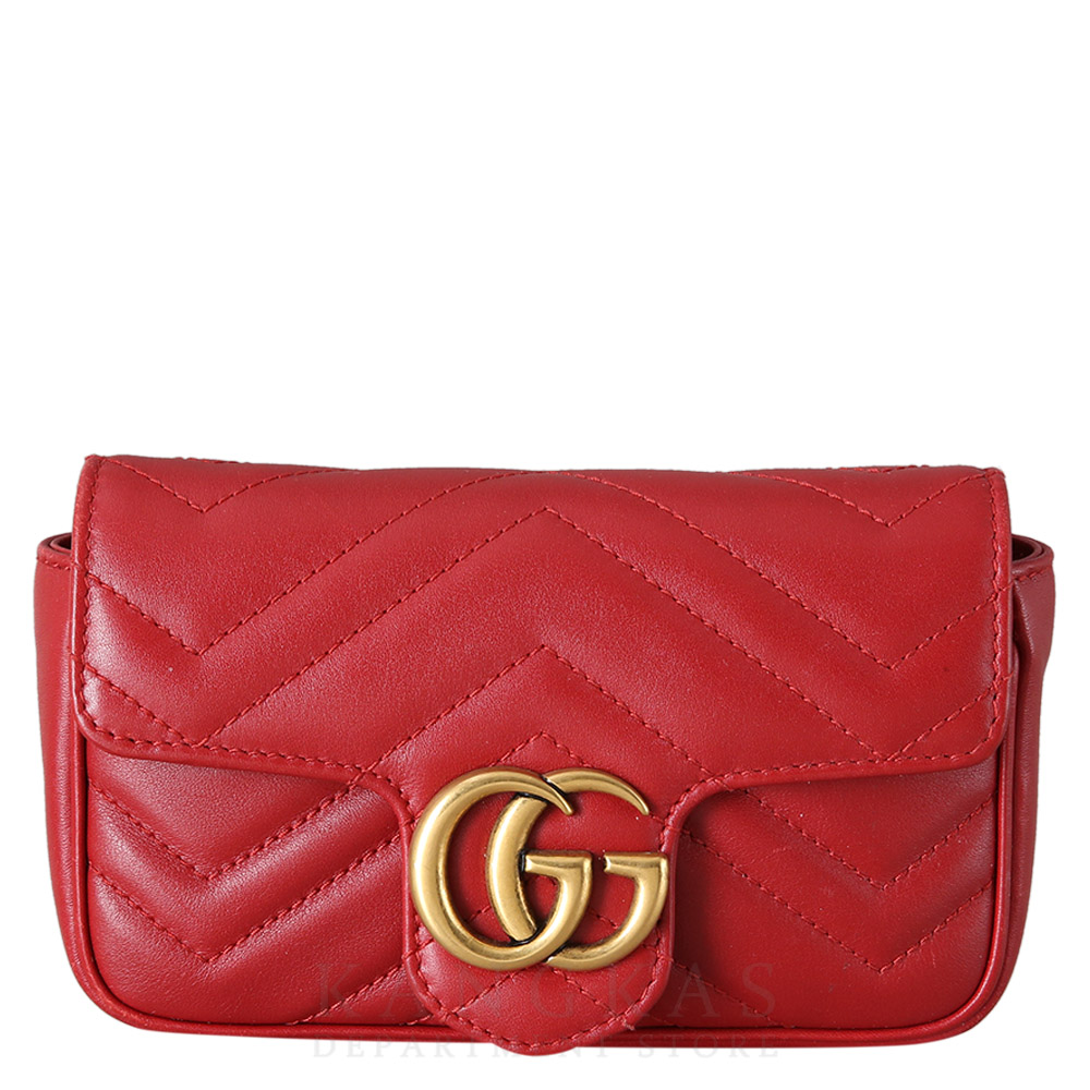GUCCI(USED)구찌 476433 GG마몽 마틀라세 수퍼미니 체인백