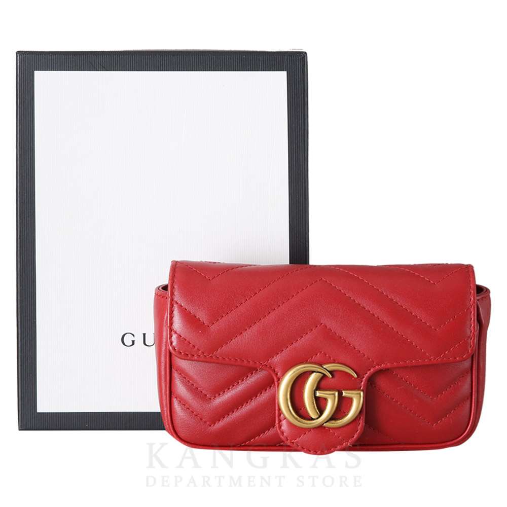 GUCCI(USED)구찌 476433 GG마몽 마틀라세 수퍼미니 체인백