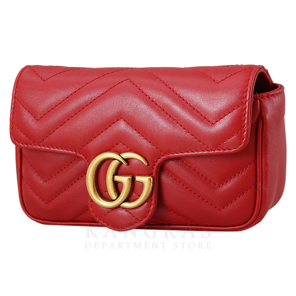GUCCI(USED)구찌 476433 GG마몽 마틀라세 수퍼미니 체인백