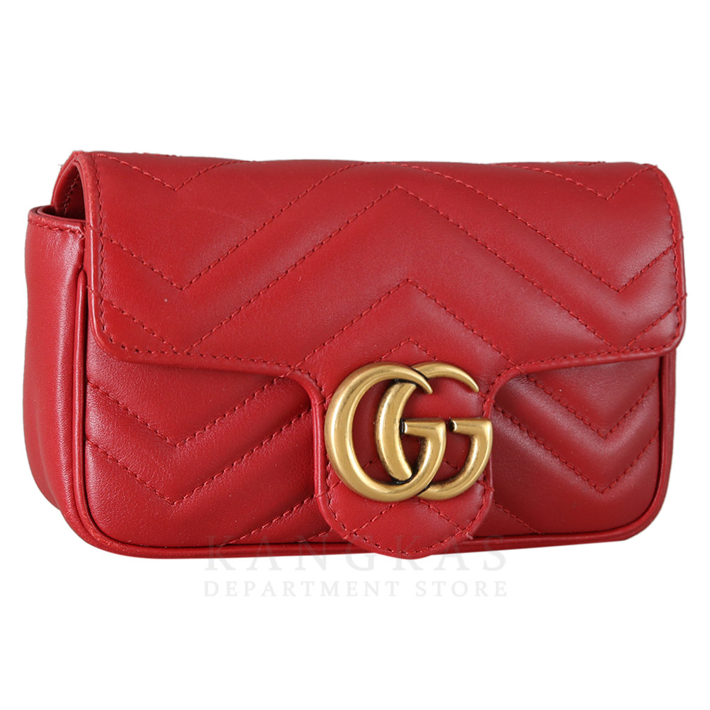 GUCCI(USED)구찌 476433 GG마몽 마틀라세 수퍼미니 체인백