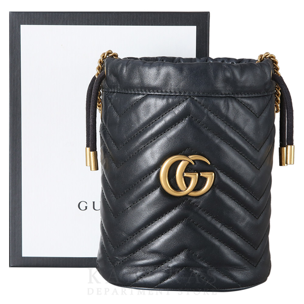 GUCCI(USED)구찌 575163 GG마몽 미니 버킷백