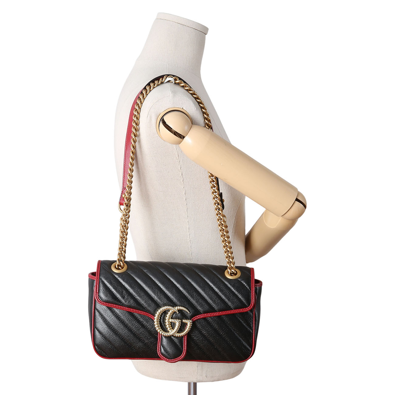 GUCCI(USED)구찌 443497 GG마몽 마틀라세 체인 백