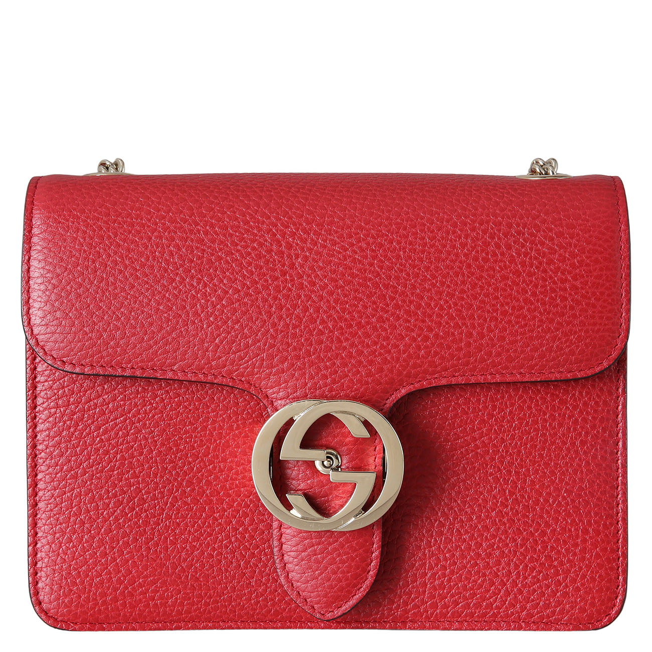 GUCCI(USED)구찌 510304 인터로킹 GG 체인백