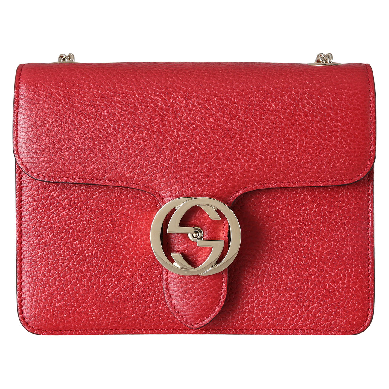 GUCCI(USED)구찌 510304 인터로킹 GG 체인백