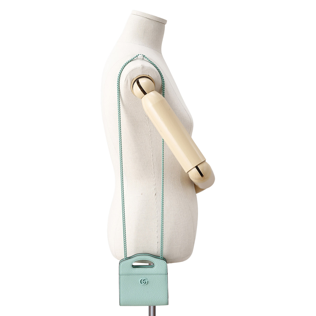 GUCCI(USED)구찌 701074 GG마몽 탑핸들 체인 카드지갑