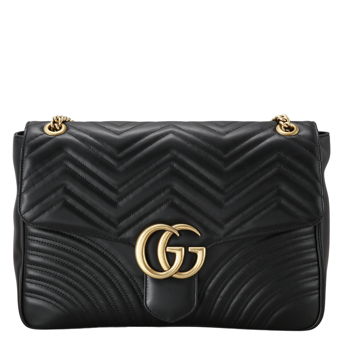 GUCCI(USED)구찌 498090 GG마몽 마틀라세 라지 숄더백
