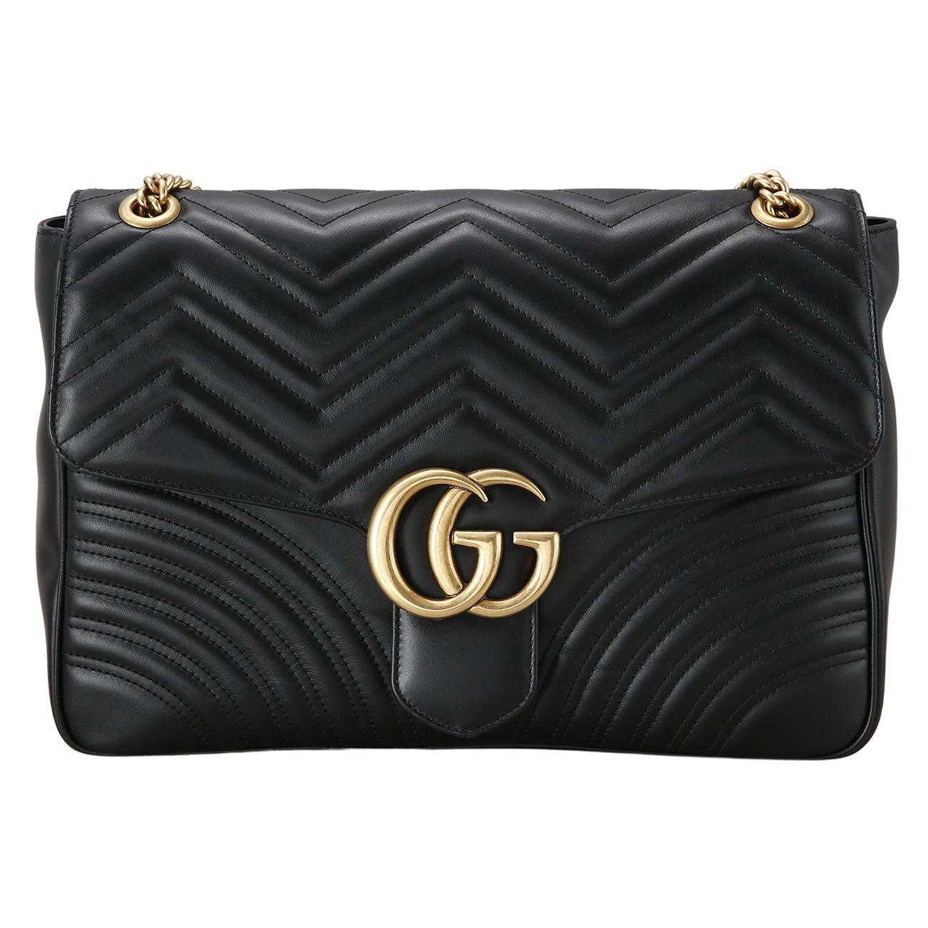 GUCCI(USED)구찌 498090 GG마몽 마틀라세 라지 숄더백