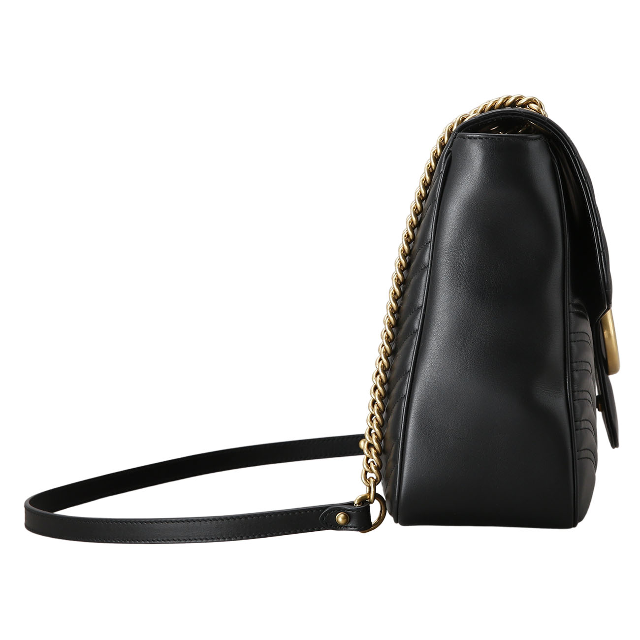 GUCCI(USED)구찌 498090 GG마몽 마틀라세 라지 숄더백
