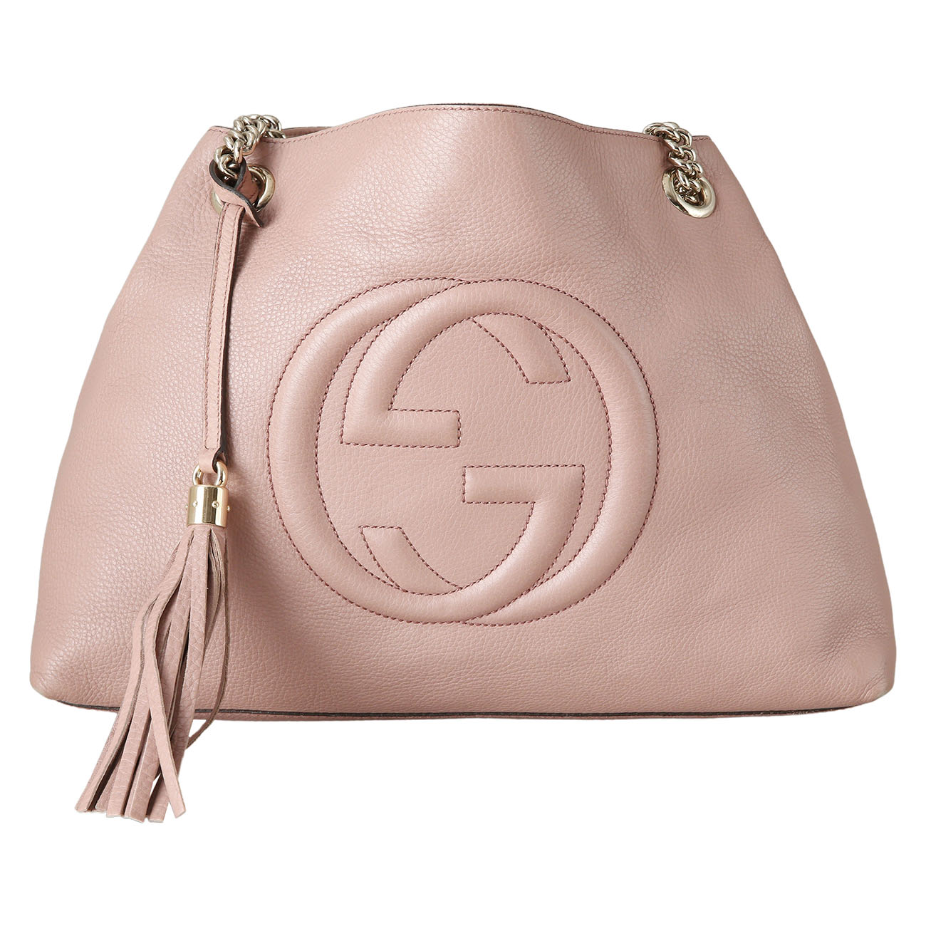 GUCCI(USED)구찌 308982 소호 테슬 체인 숄더백