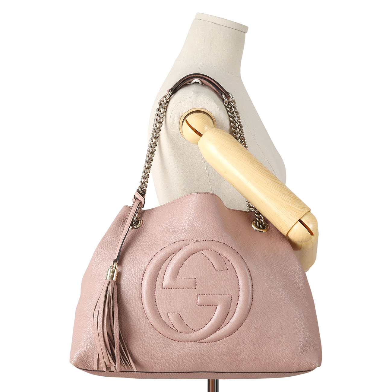 GUCCI(USED)구찌 308982 소호 테슬 체인 숄더백