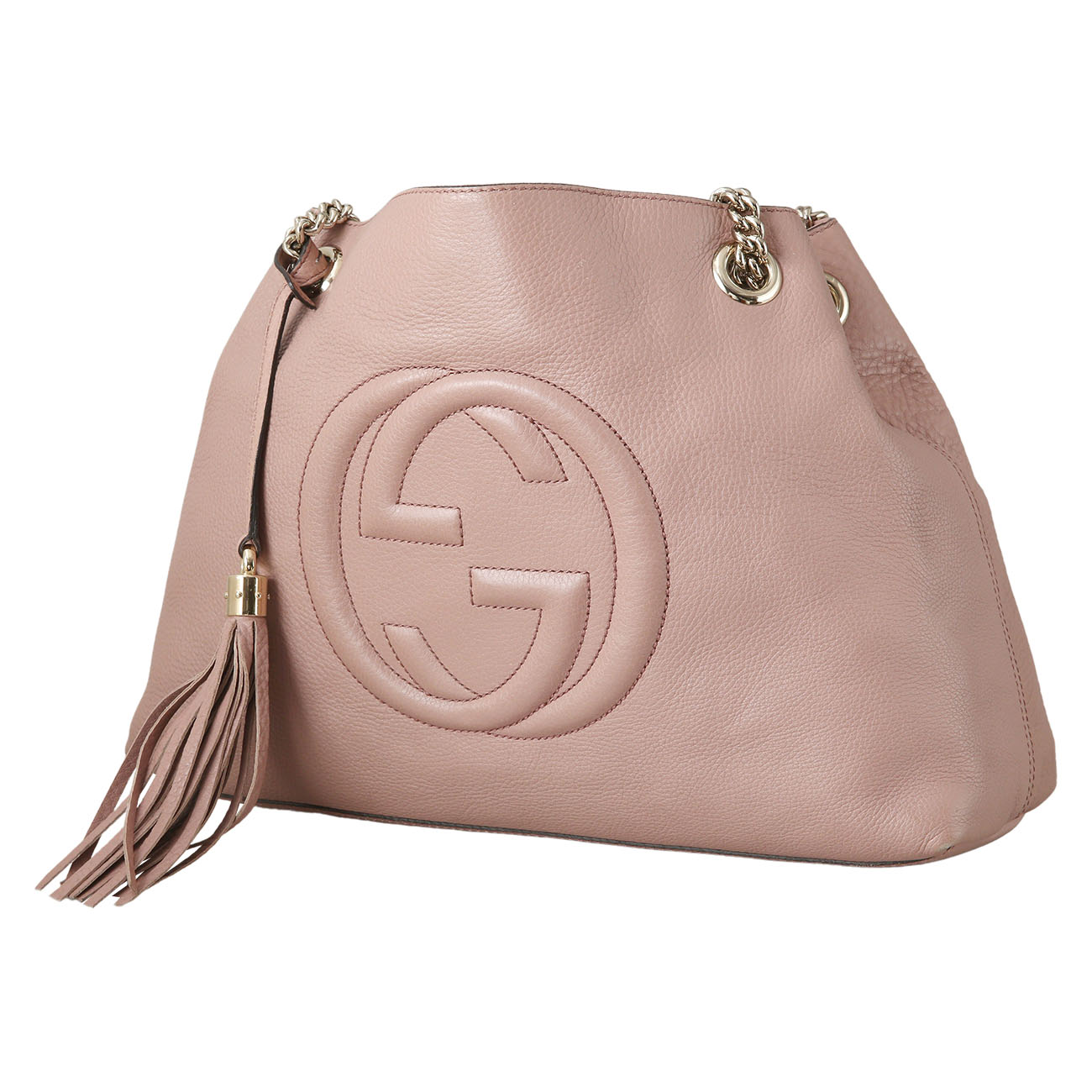 GUCCI(USED)구찌 308982 소호 테슬 체인 숄더백
