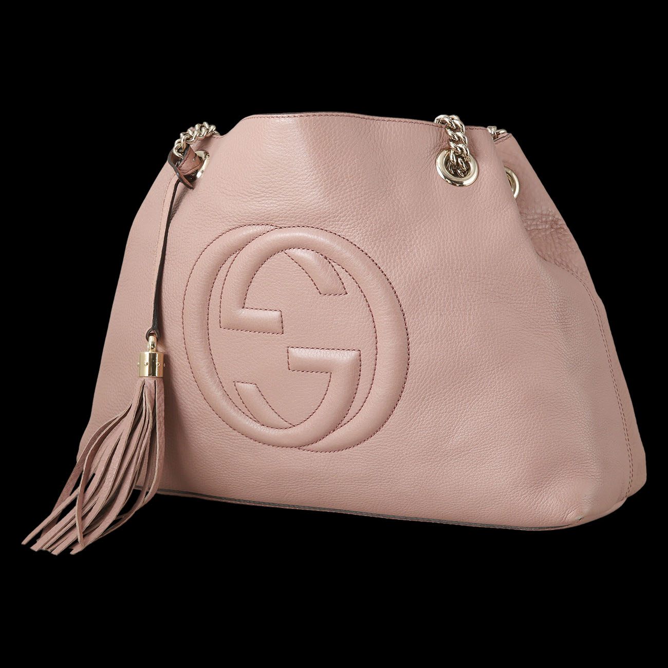 GUCCI(USED)구찌 308982 소호 테슬 체인 숄더백