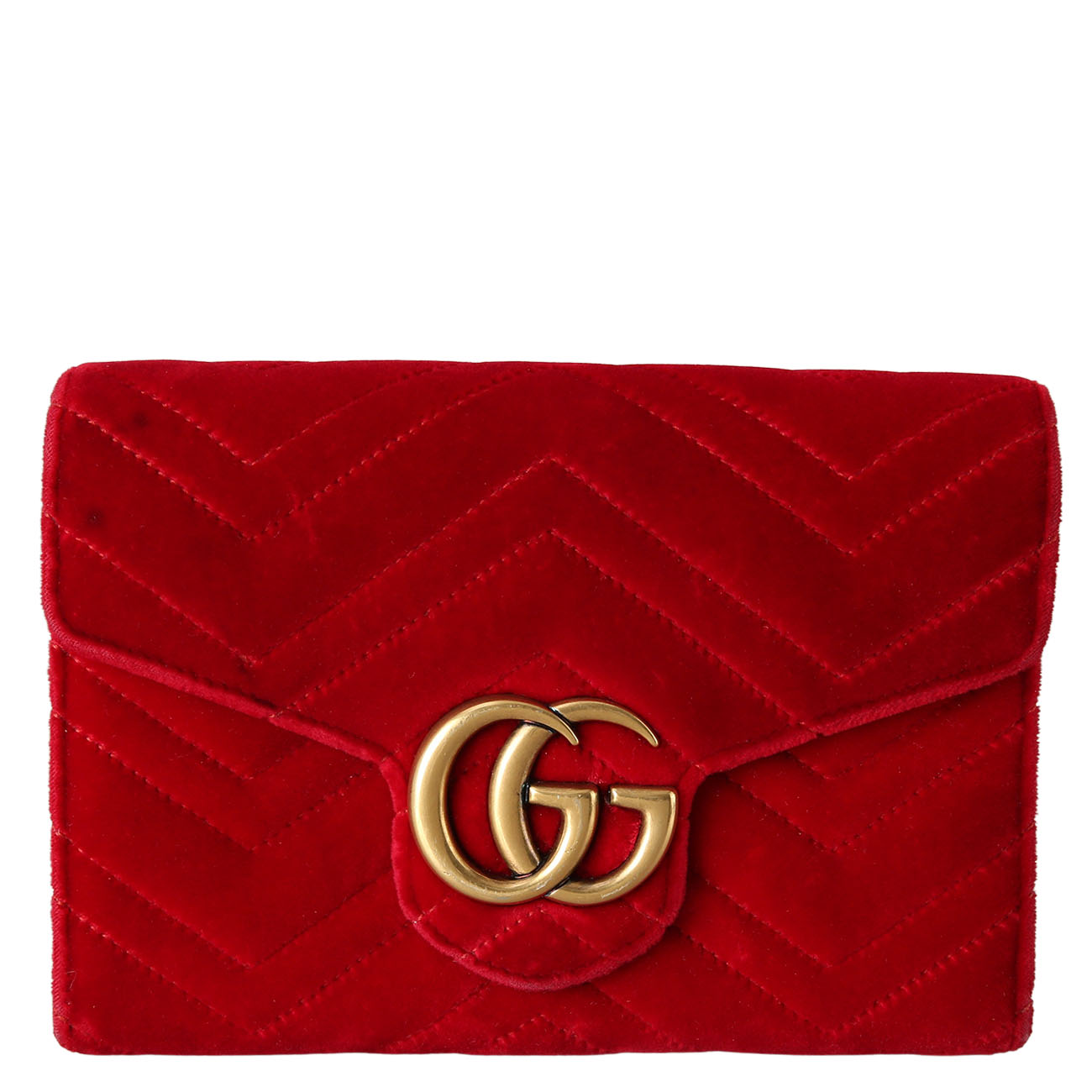 GUCCI(USED)구찌 474575 GG 마몽 벨벳 크로스백