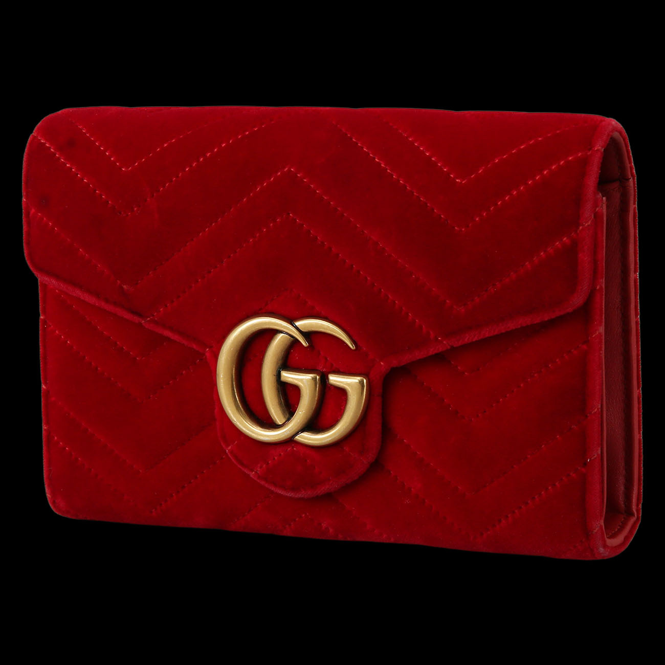 GUCCI(USED)구찌 474575 GG 마몽 벨벳 크로스백
