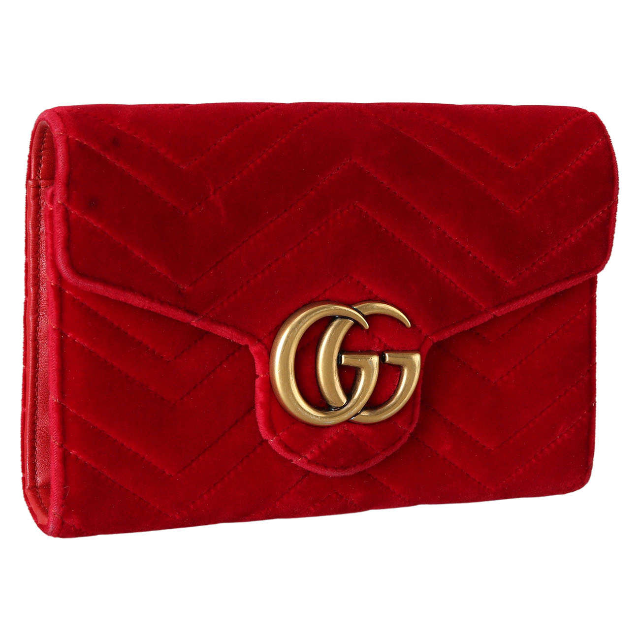 GUCCI(USED)구찌 474575 GG 마몽 벨벳 크로스백