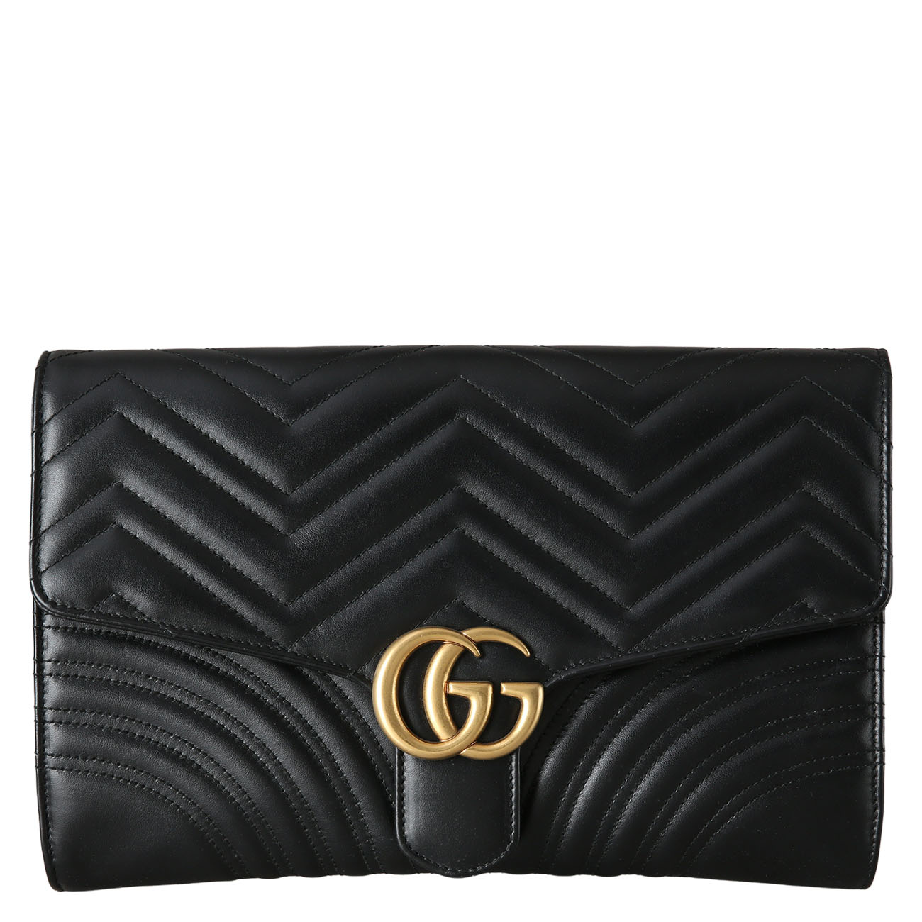 GUCCI(USED)구찌 498079 GG마몽 마틀라세 플랩 클러치