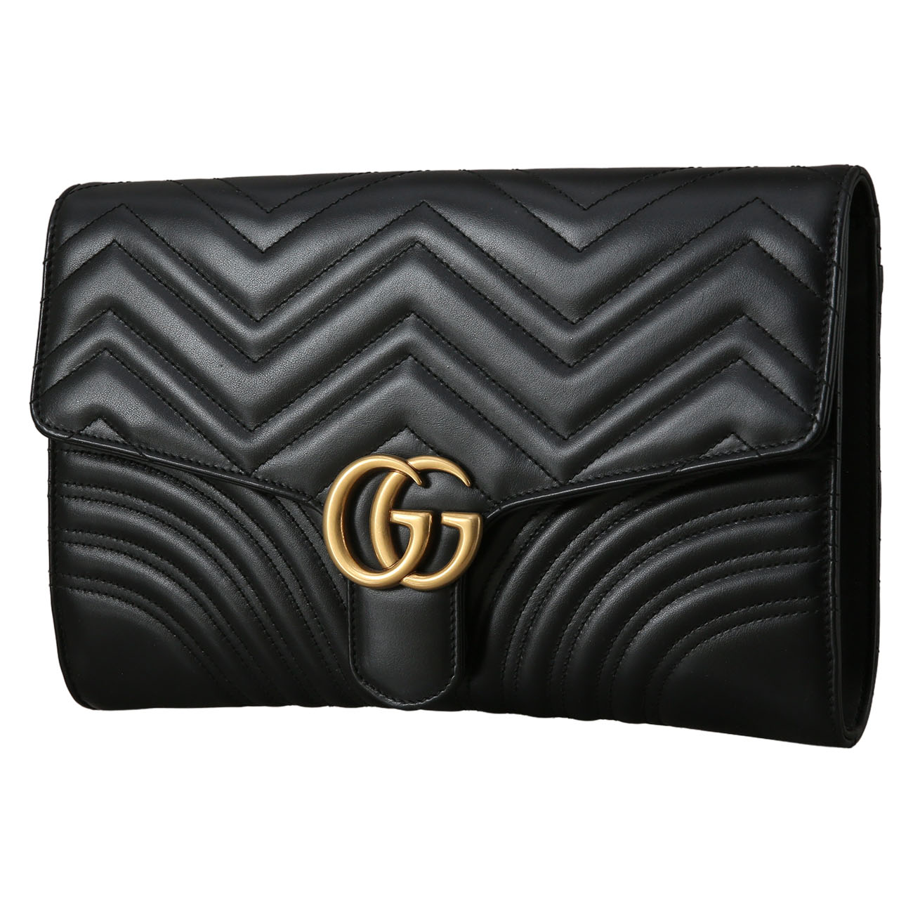 GUCCI(USED)구찌 498079 GG마몽 마틀라세 플랩 클러치