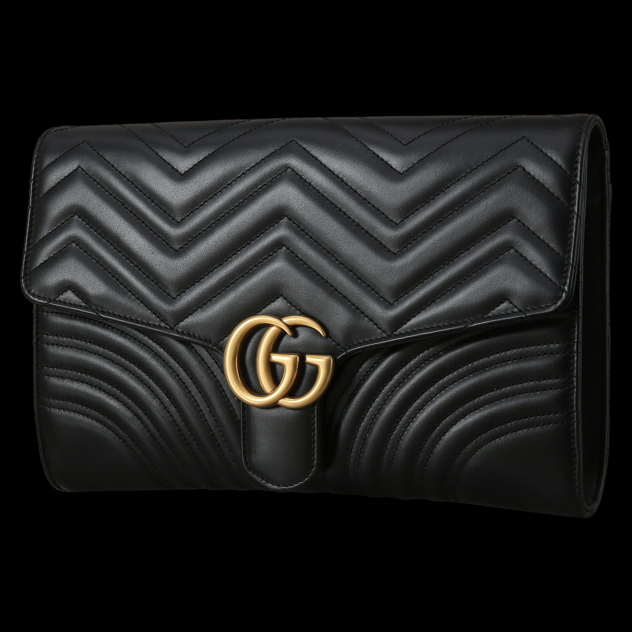 GUCCI(USED)구찌 498079 GG마몽 마틀라세 플랩 클러치