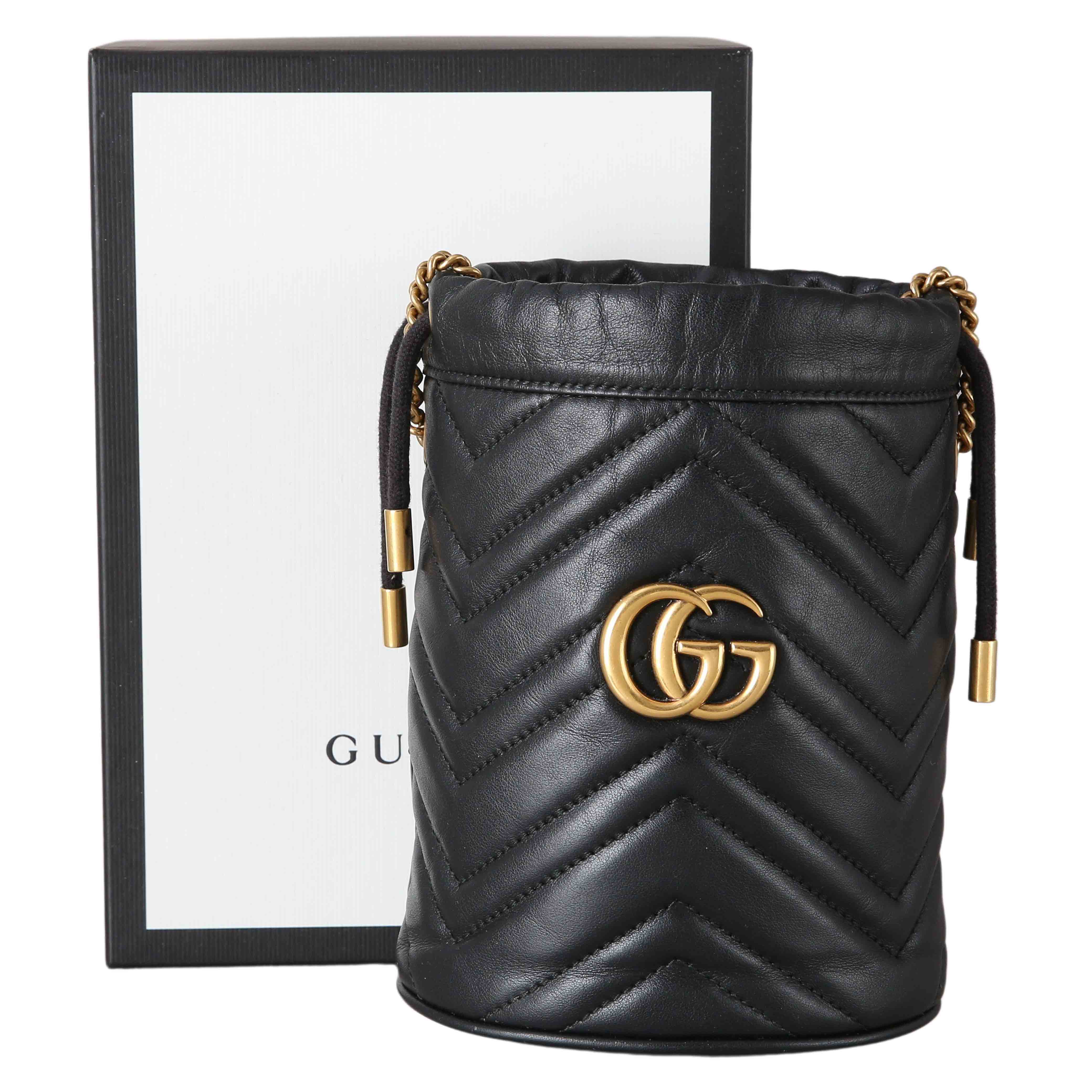 GUCCI(USED)구찌 575163 GG마몽 미니 버킷백
