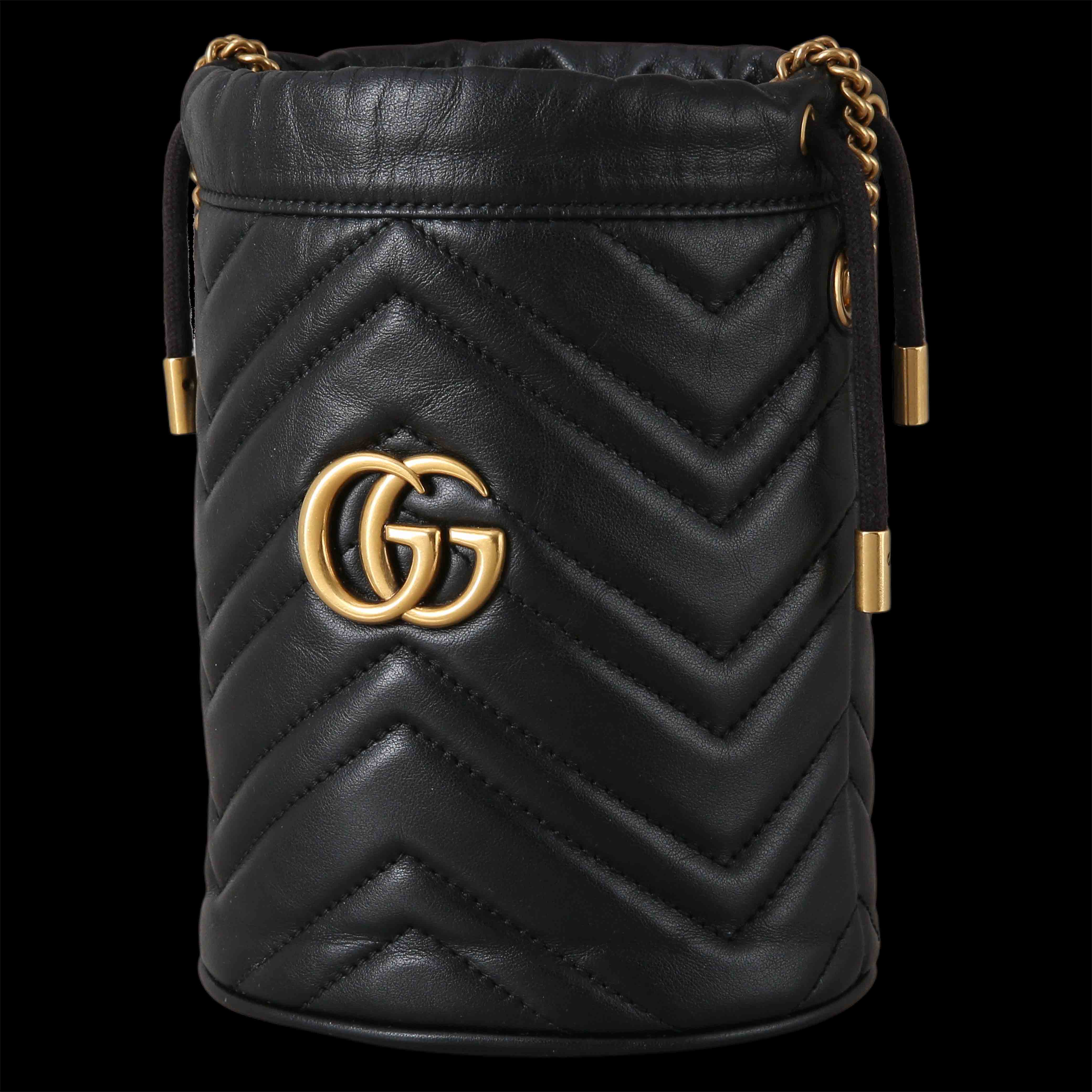 GUCCI(USED)구찌 575163 GG마몽 미니 버킷백