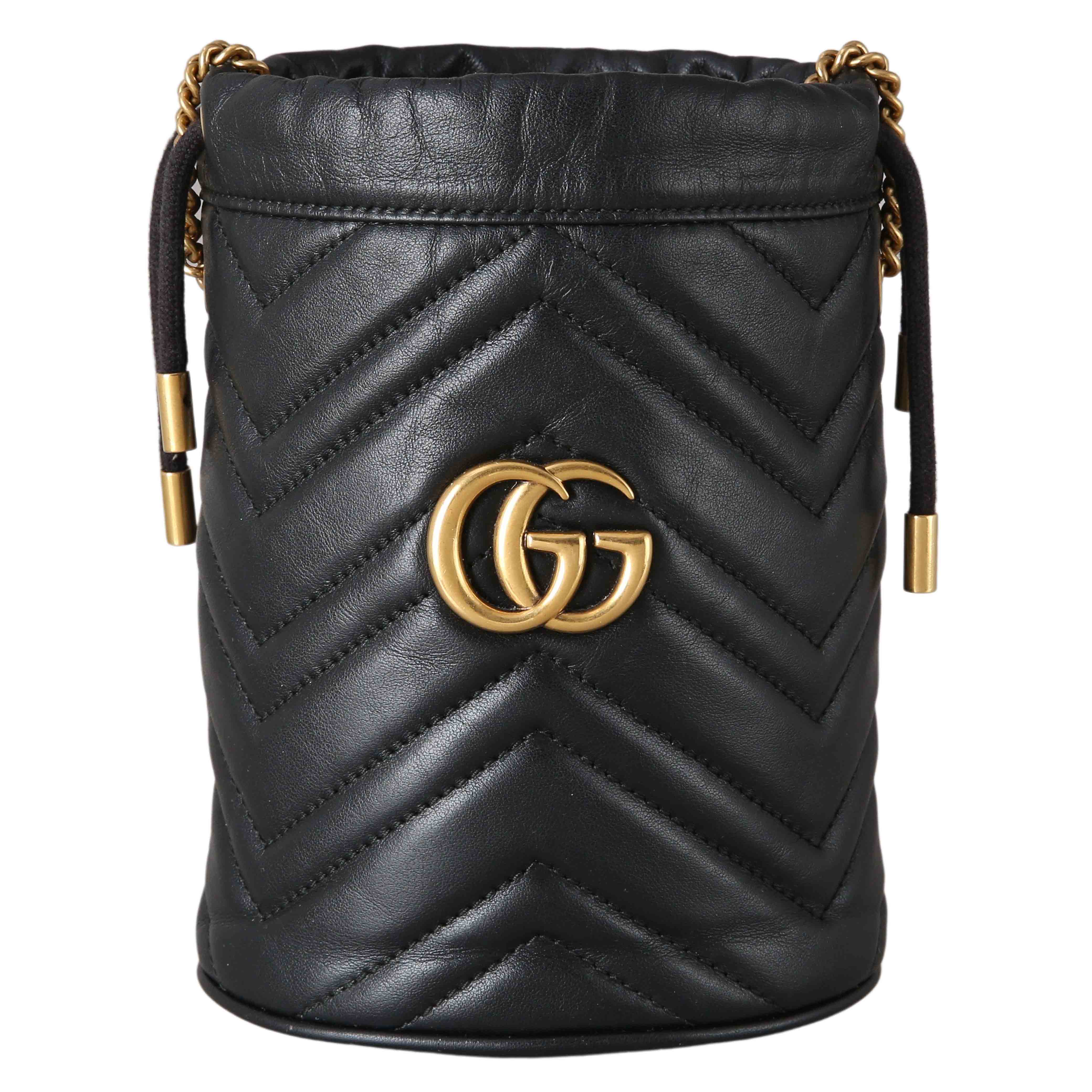 GUCCI(USED)구찌 575163 GG마몽 미니 버킷백