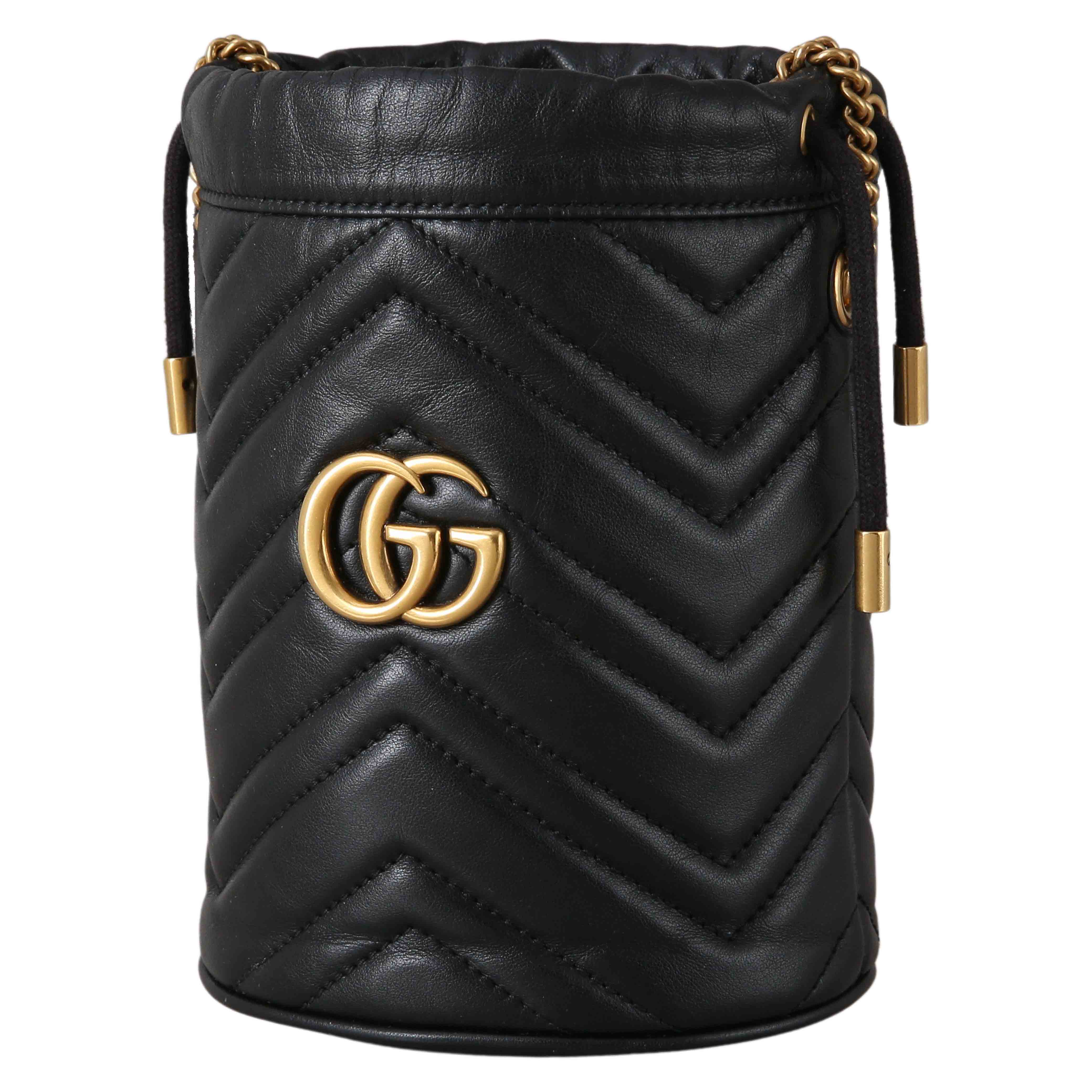 GUCCI(USED)구찌 575163 GG마몽 미니 버킷백