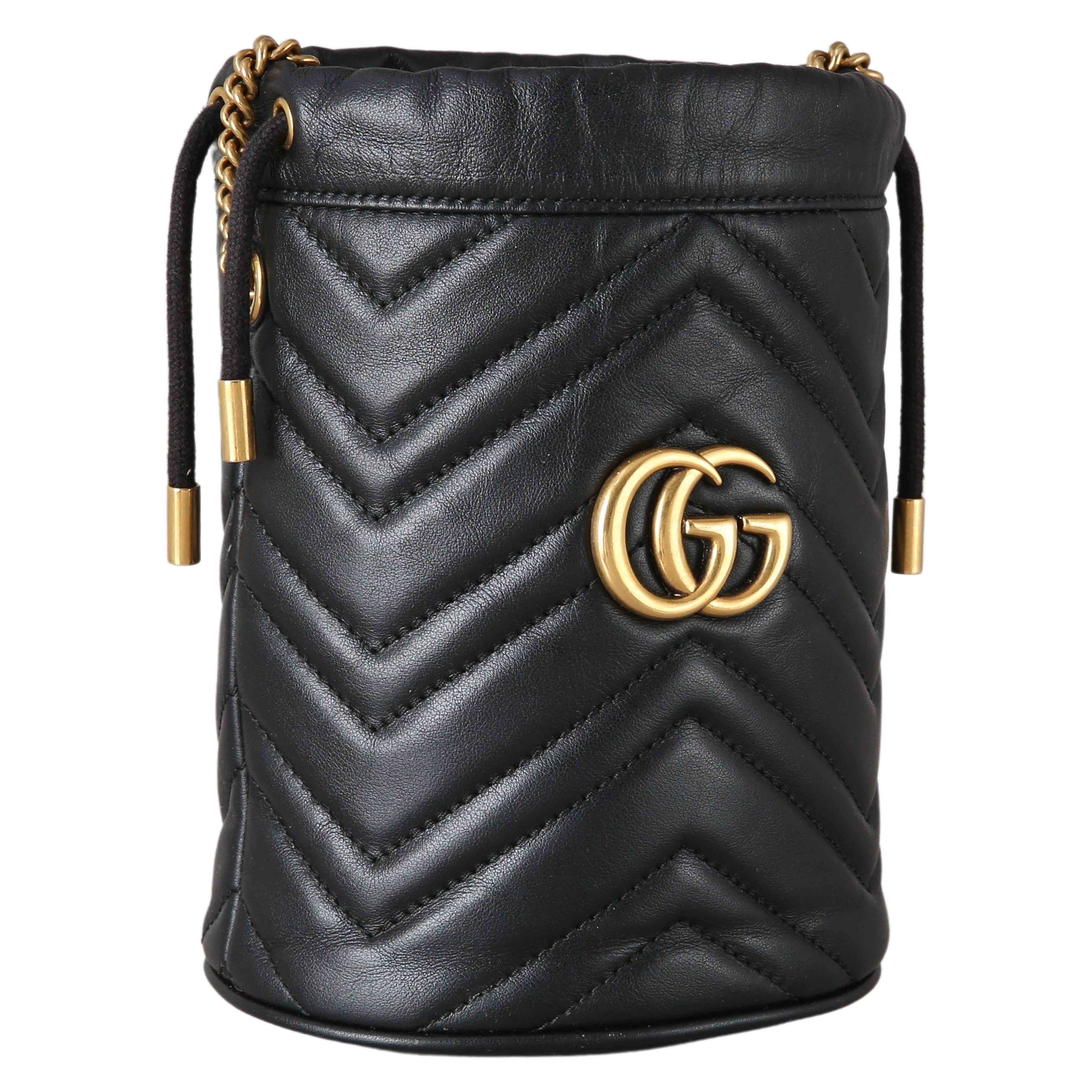 GUCCI(USED)구찌 575163 GG마몽 미니 버킷백