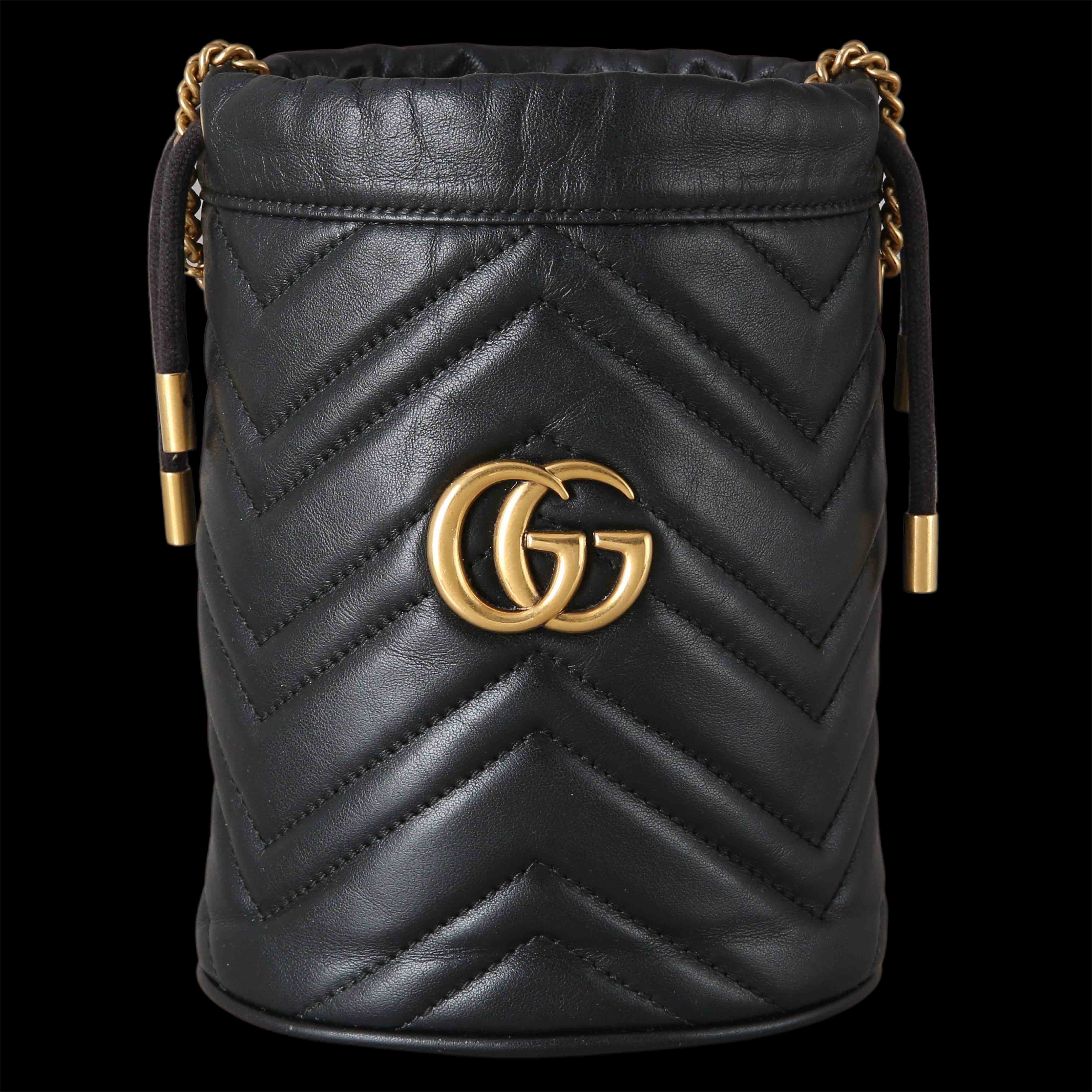 GUCCI(USED)구찌 575163 GG마몽 미니 버킷백