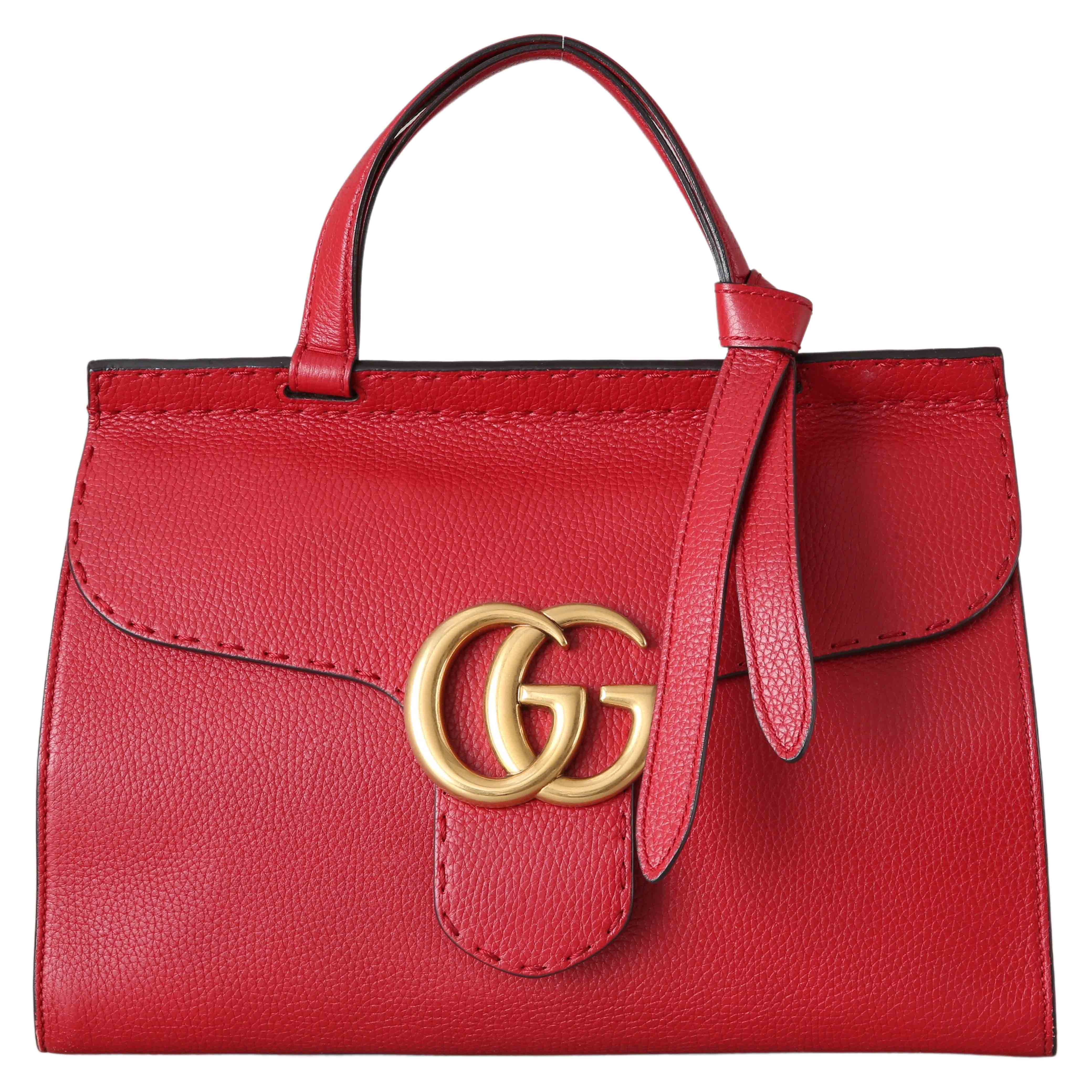 GUCCI(USED)구찌 421890 GG마몽 탑 핸들 겸 숄더백