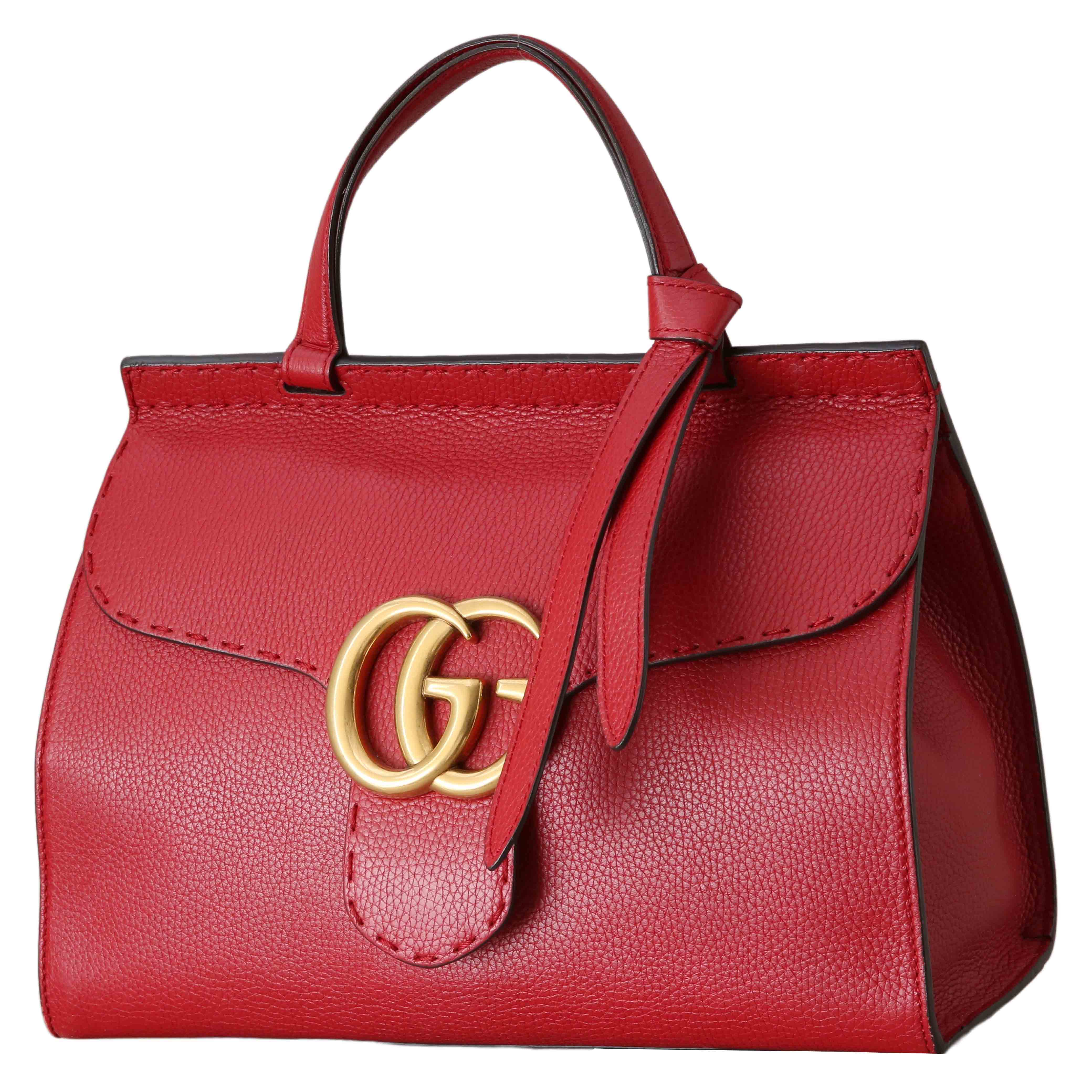 GUCCI(USED)구찌 421890 GG마몽 탑 핸들 겸 숄더백