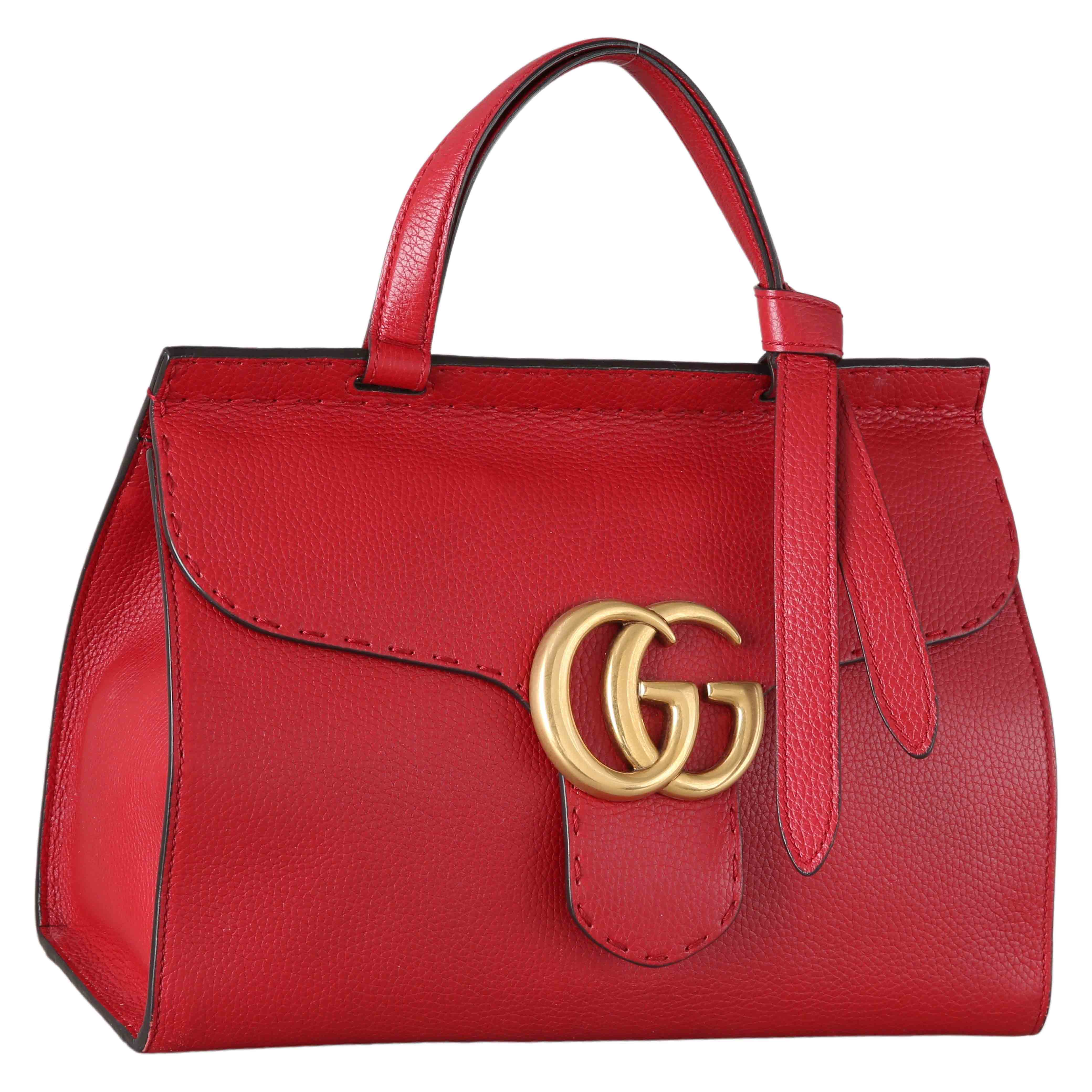 GUCCI(USED)구찌 421890 GG마몽 탑 핸들 겸 숄더백