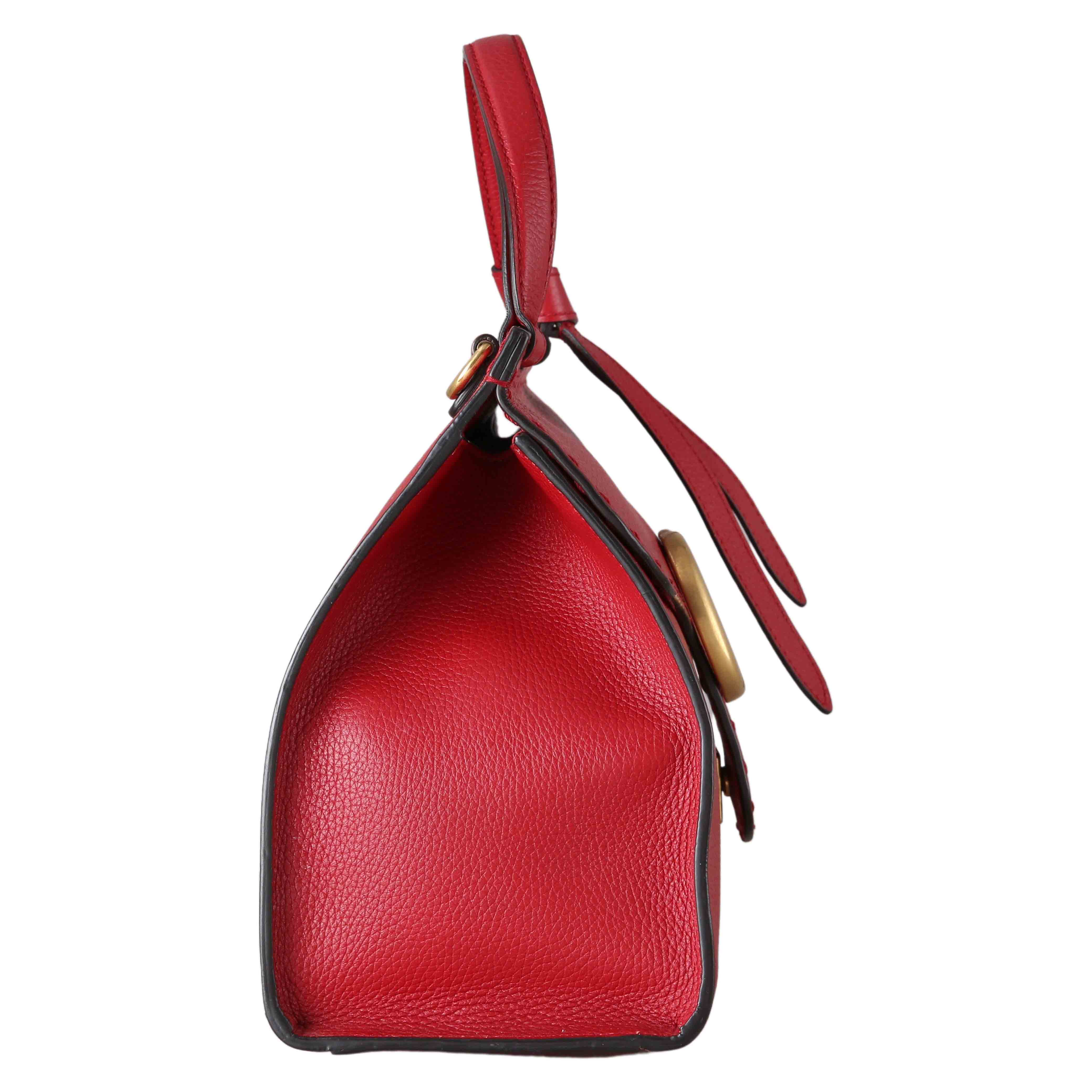 GUCCI(USED)구찌 421890 GG마몽 탑 핸들 겸 숄더백