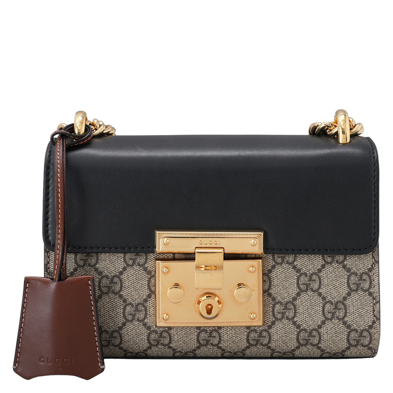 GUCCI(USED)구찌 409487 패들락 스몰 체인 숄더백
