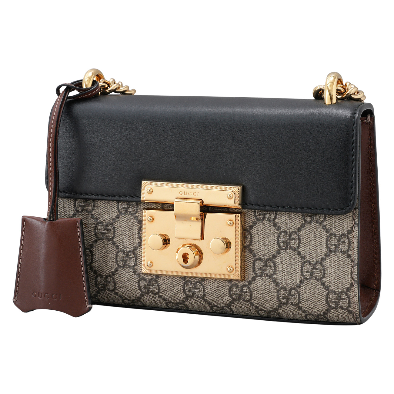 GUCCI(USED)구찌 409487 패들락 스몰 체인 숄더백