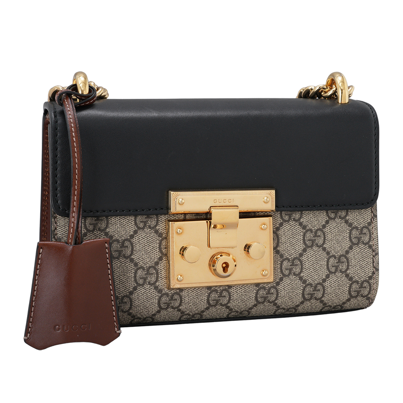 GUCCI(USED)구찌 409487 패들락 스몰 체인 숄더백