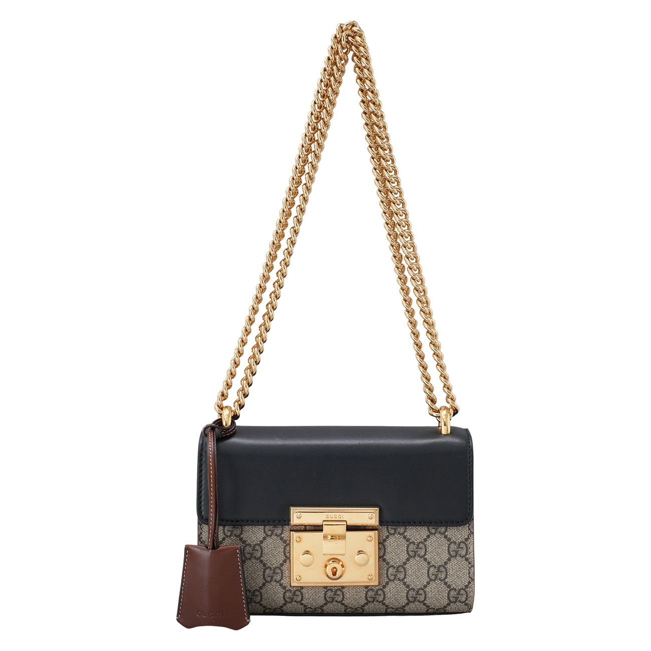 GUCCI(USED)구찌 409487 패들락 스몰 체인 숄더백