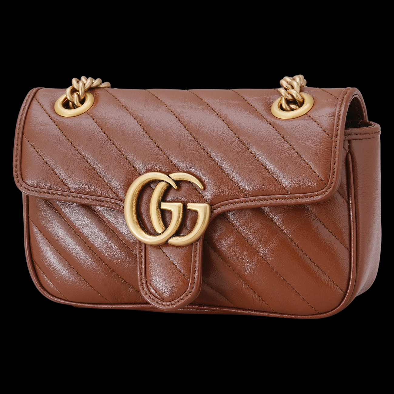 GUCCI(USED)구찌 446744 GG마몽 마틀라세 체인 숄더백