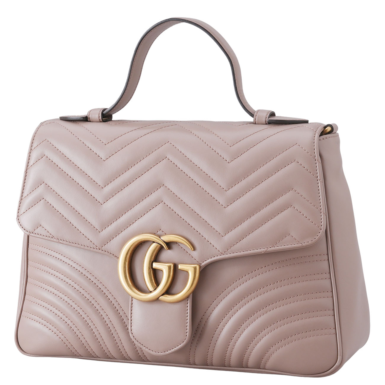 GUCCI(USED)구찌 498109 GG마몽 마틀라세 탑핸들