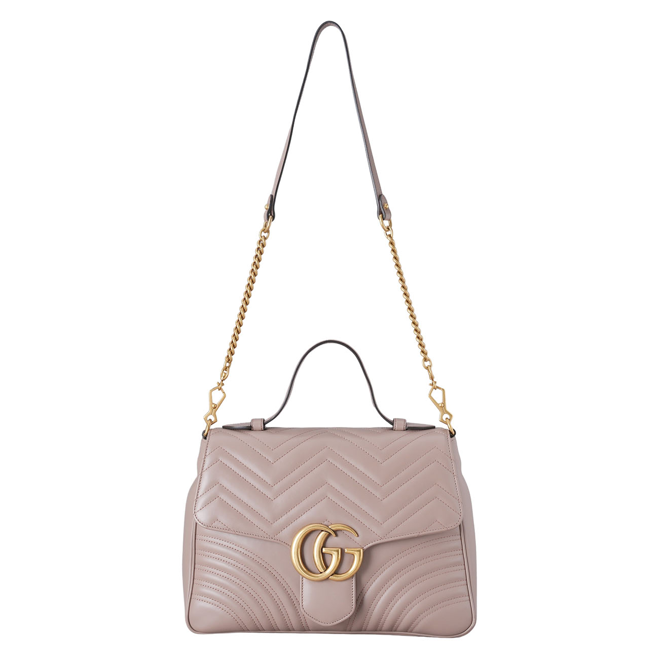 GUCCI(USED)구찌 498109 GG마몽 마틀라세 탑핸들