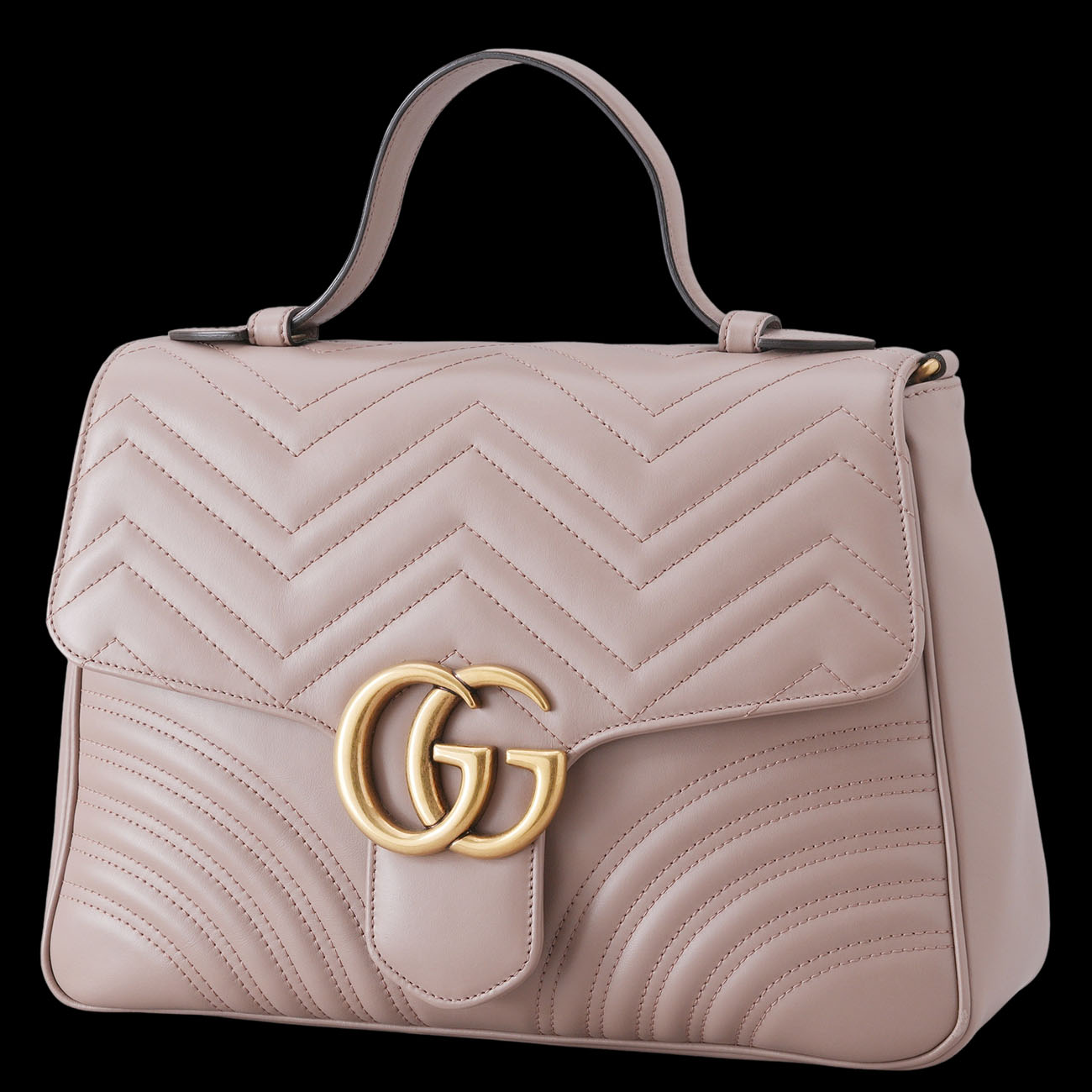 GUCCI(USED)구찌 498109 GG마몽 마틀라세 탑핸들