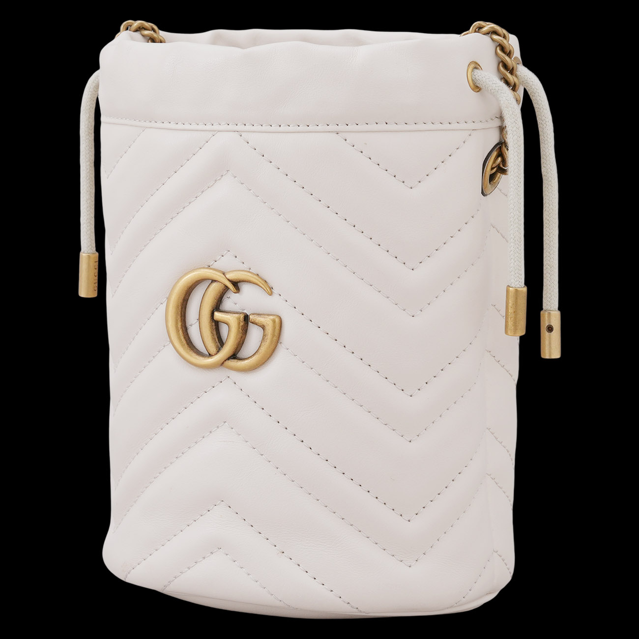 GUCCI(USED)구찌 575163 GG마몽 미니 버킷백