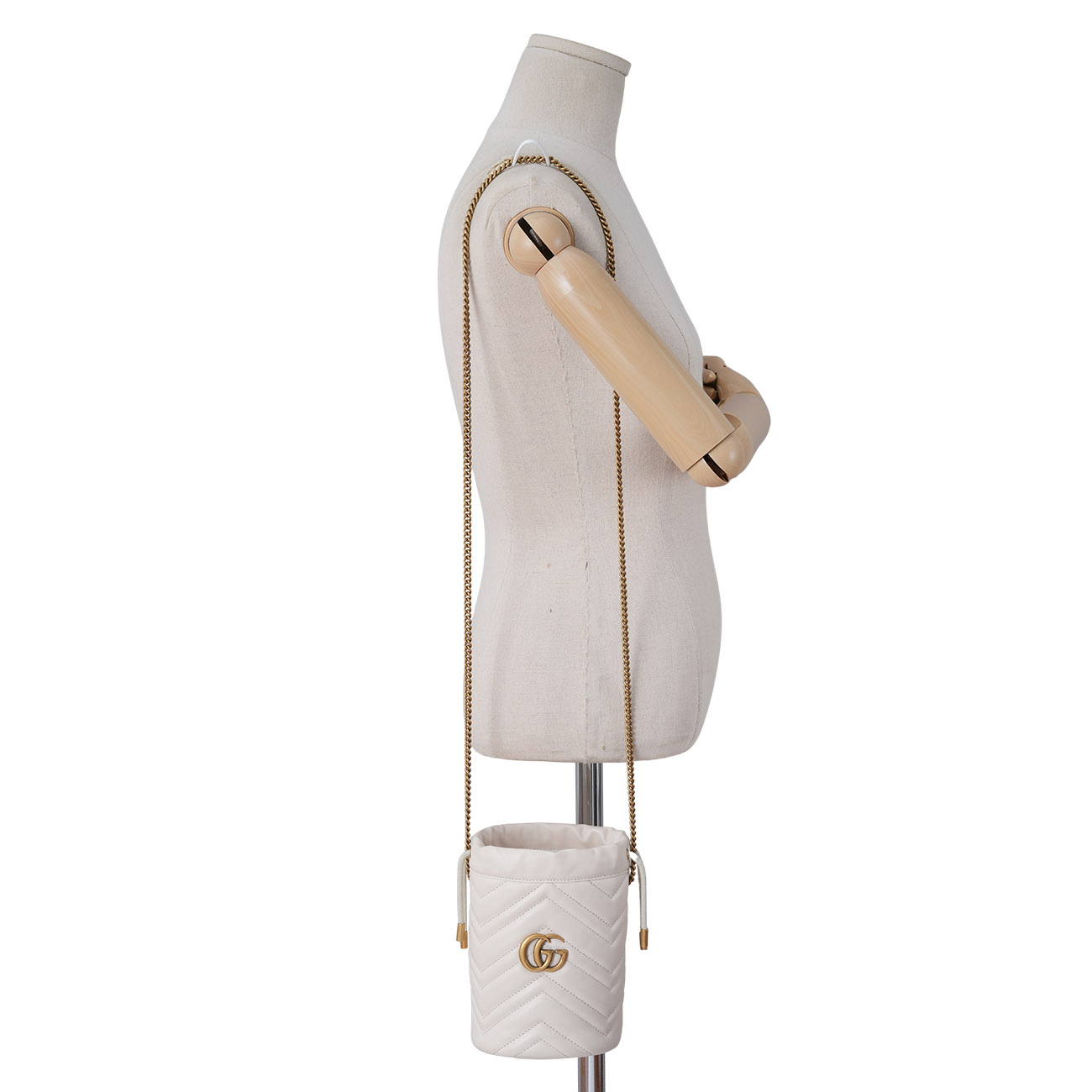 GUCCI(USED)구찌 575163 GG마몽 미니 버킷백