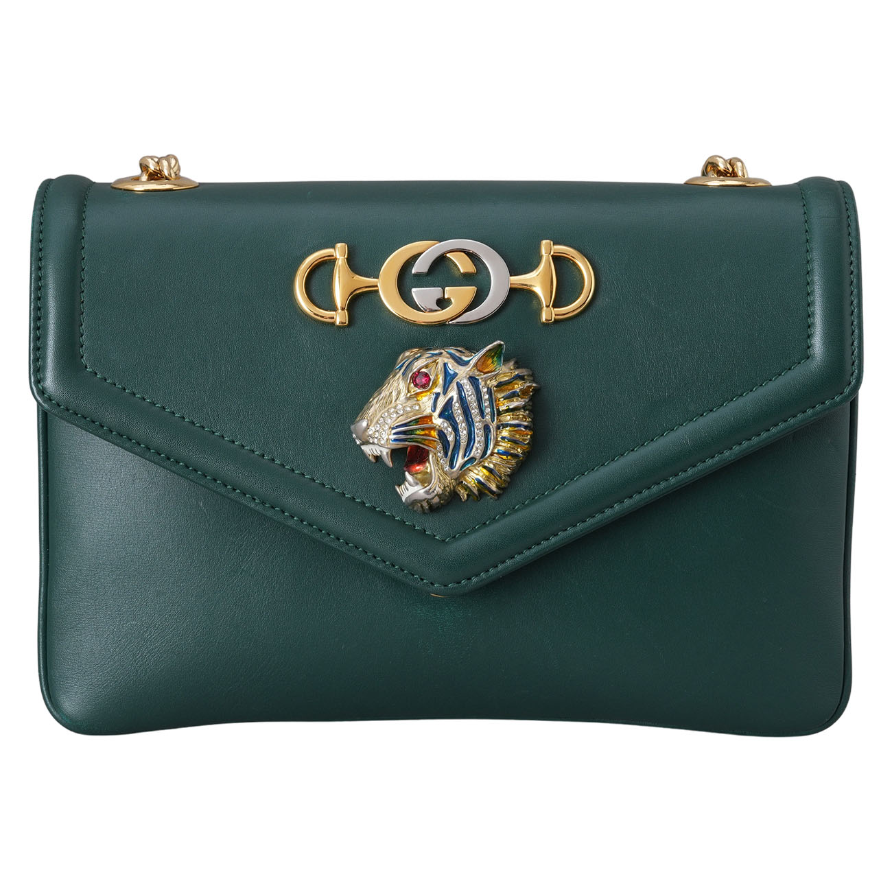 GUCCI(USED)구찌 537243 주미 타이거 체인 숄더백