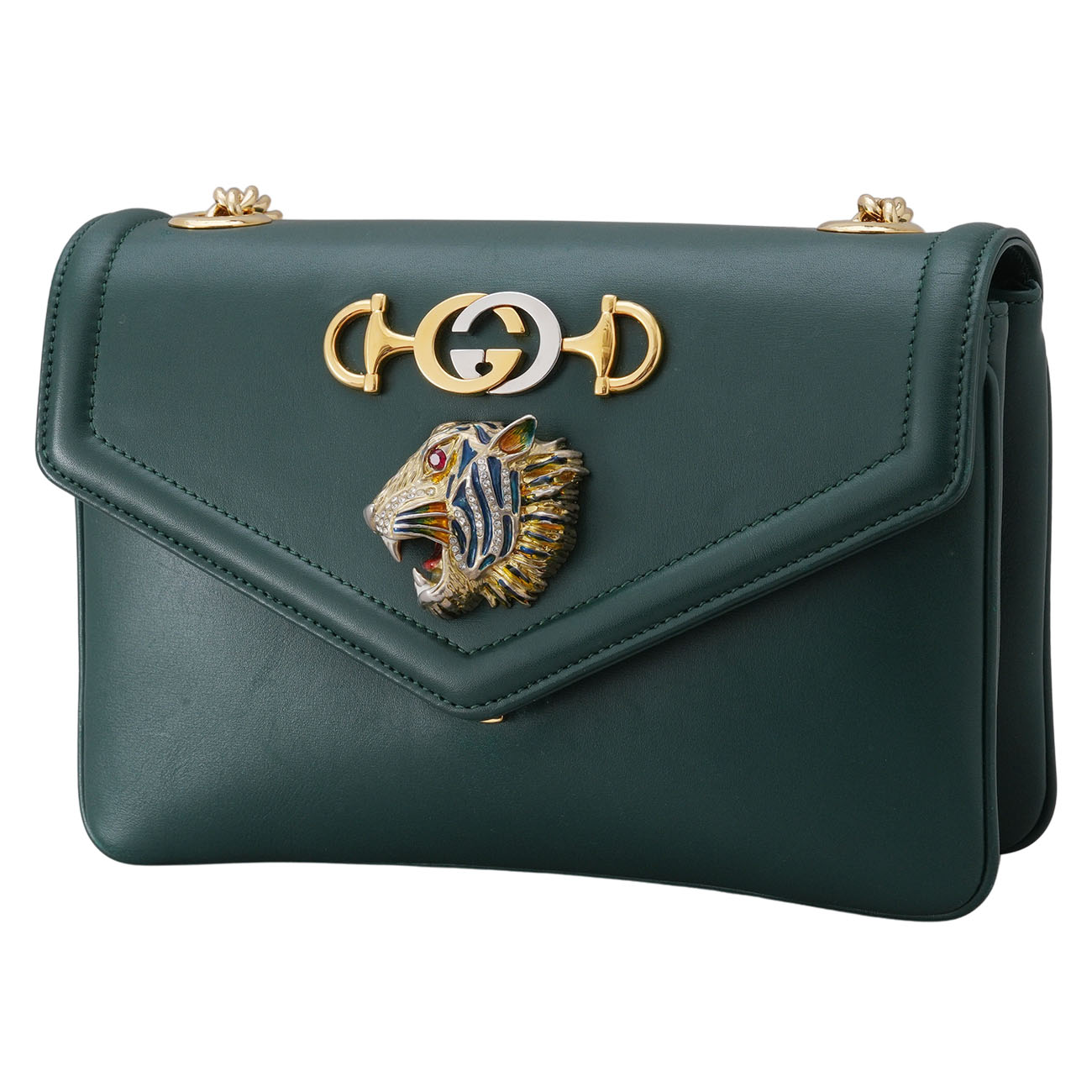 GUCCI(USED)구찌 537243 주미 타이거 체인 숄더백