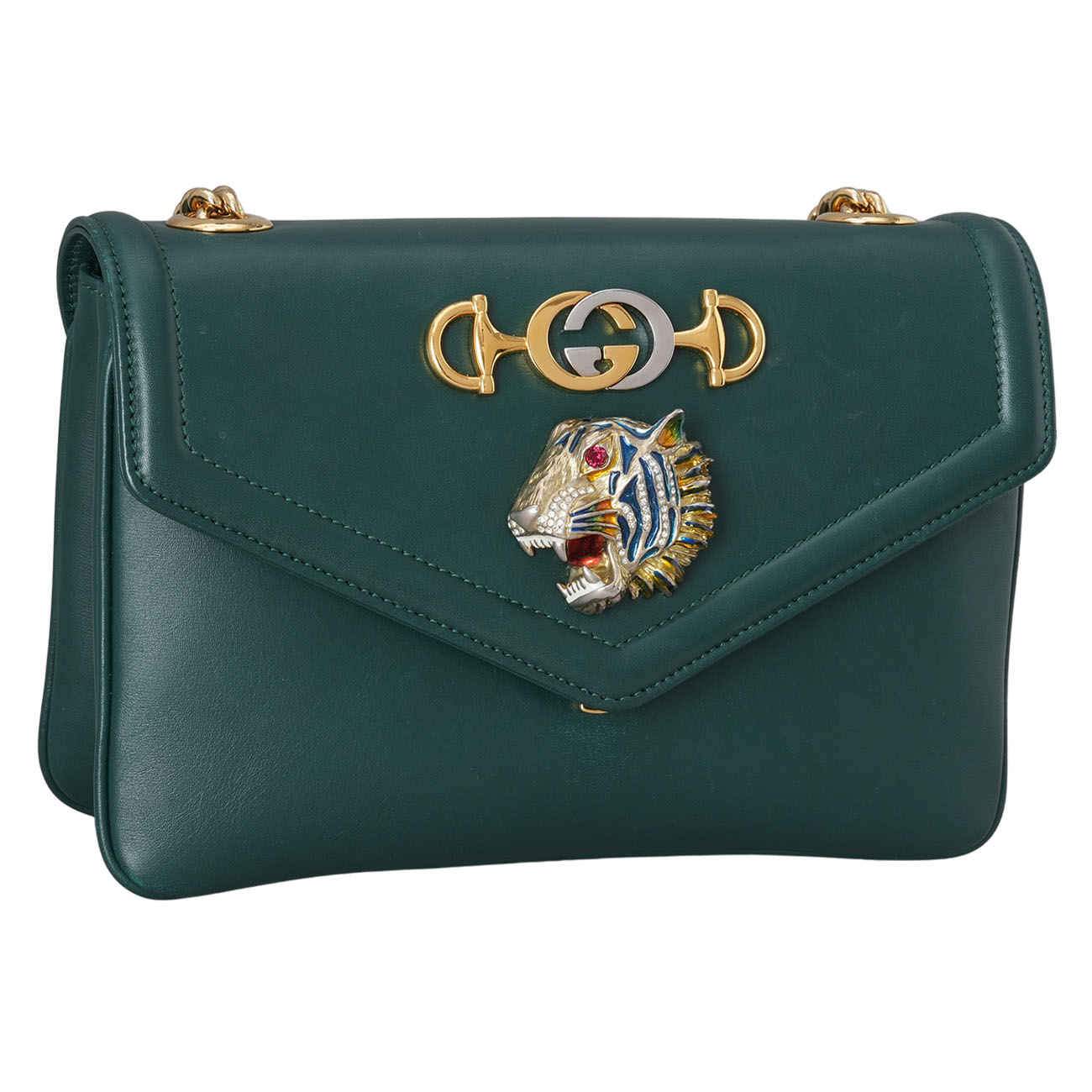 GUCCI(USED)구찌 537243 주미 타이거 체인 숄더백