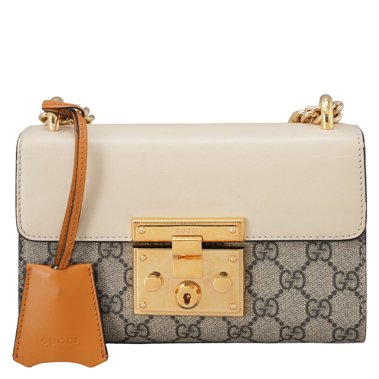 GUCCI(USED)구찌 409487 패들락 스몰 체인 숄더백
